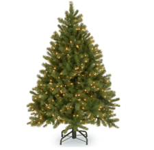 Festive Savings National Tree Company Pre-Lit 'Feel Real' Artificial Christmas Tree
