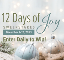 Flora's 12 Days of Spontaneous JOY Sweepstakes