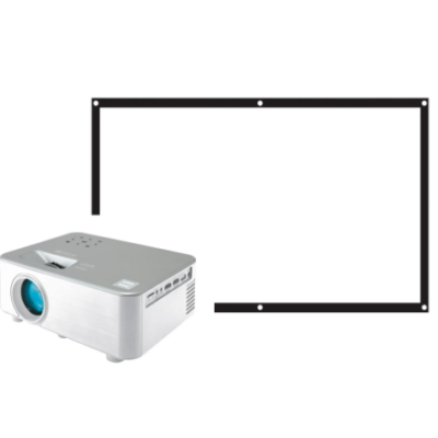 RCA Projector + 100" Screen Only $38