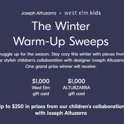 Winter Warm-Up Sweepstakes