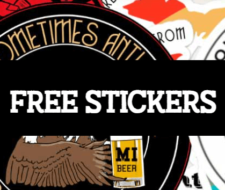 Free stickers from Distill Social