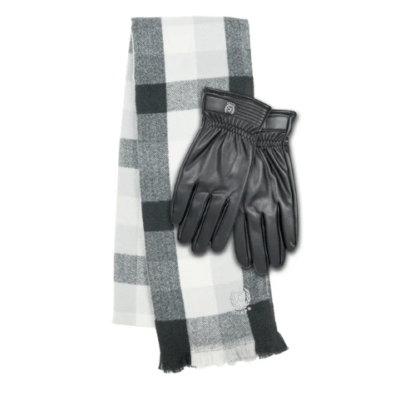 Chaps Men's Scarf and Tech Touch Glove Set $14.98