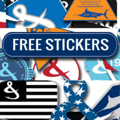 FREE Stickers from Hook & Tackle