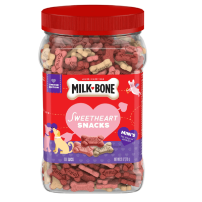 Milk-Bone Sweetheart Snacks Mini’s Dog Treats for just $6.98