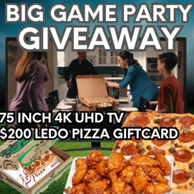2024 Big Game Party Giveaway