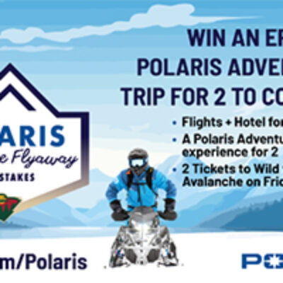 Win a Polaris Snowmobile Adventure Experience
