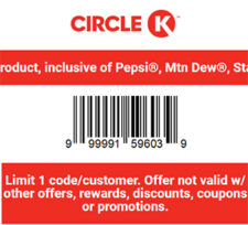 Free 20 oz. Pepsi-Cola Product at Circle K