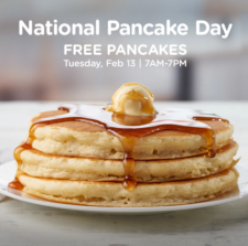 IHOP: Free Short Stack- Feb 13th