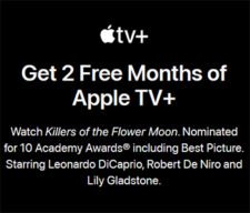 Free AppleTV+ for 2-Months