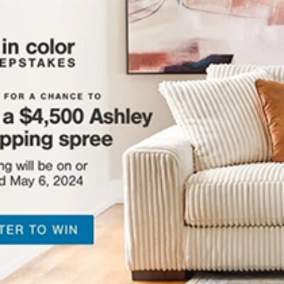 Win a $4,500 Ashley Shopping Spree
