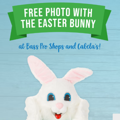 Cabela's & Bass Pro: Free Photo w/ Easter Bunny
