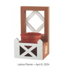 Home Depot: Free Lattice Planter Workshop- April 6th