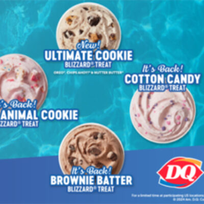 Dairy Queen: Buy One, Get One Free Blizzard Starts- April 1 - 14