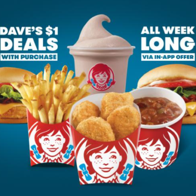 Wendy’s Introduces Dave’s $1 Deals – Limited Time Only