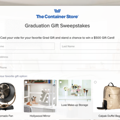 Win a $500 Container Store Gift Card