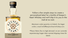 Free Personalized Keeper’s Heart Whiskey Label