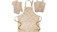 Oven Mitts & Apron Set - $13.99