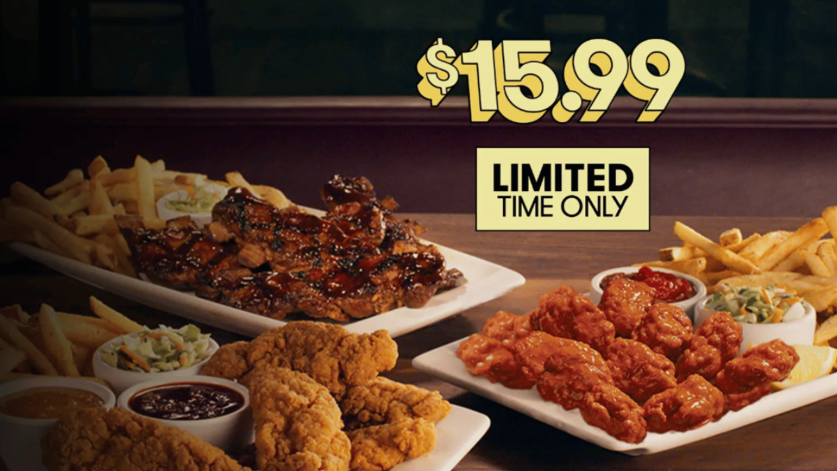 Applebee’s All You Can Eat Boneless Wings, Chicken Tenders, & Riblets (LIMITED TIME)