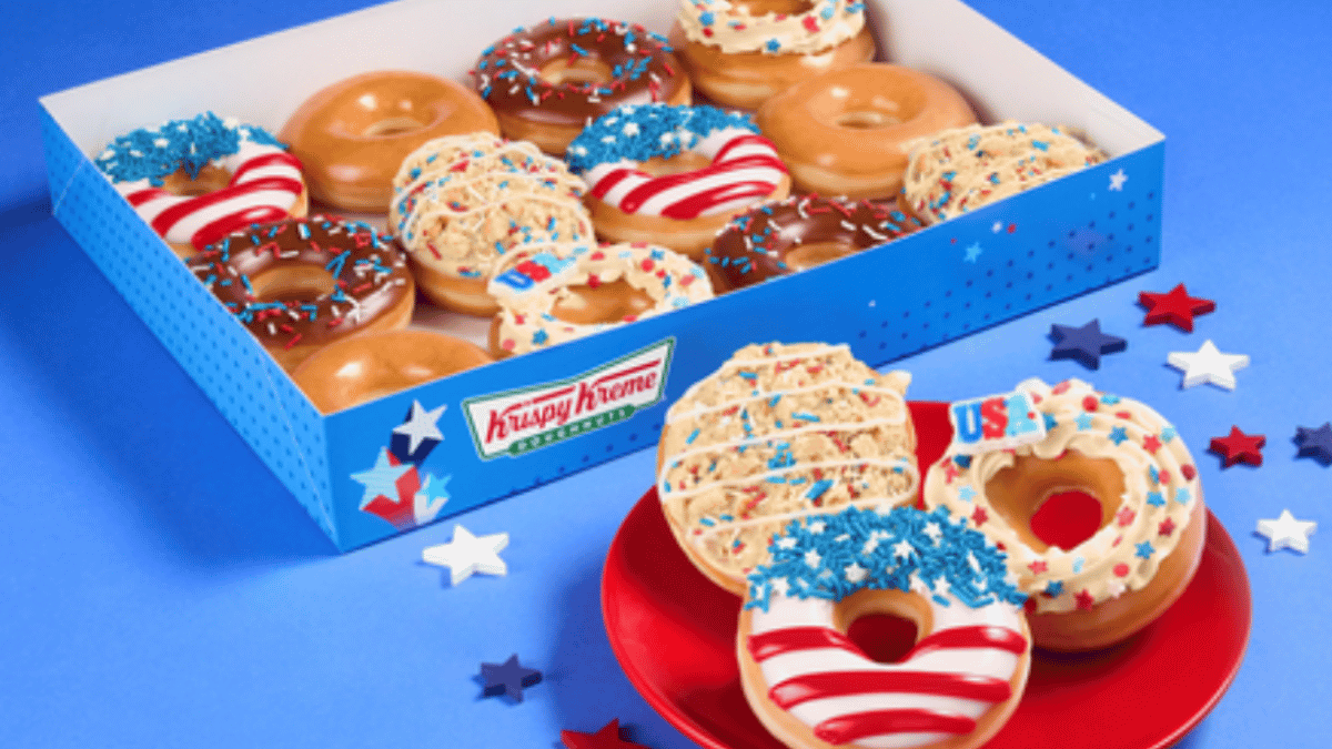 FREE Krispy Kreme 4th Of July Donut with Any Purchase