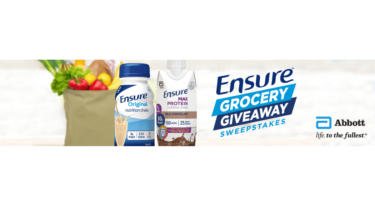 Win Big with the Ensure Grocery Giveaway!