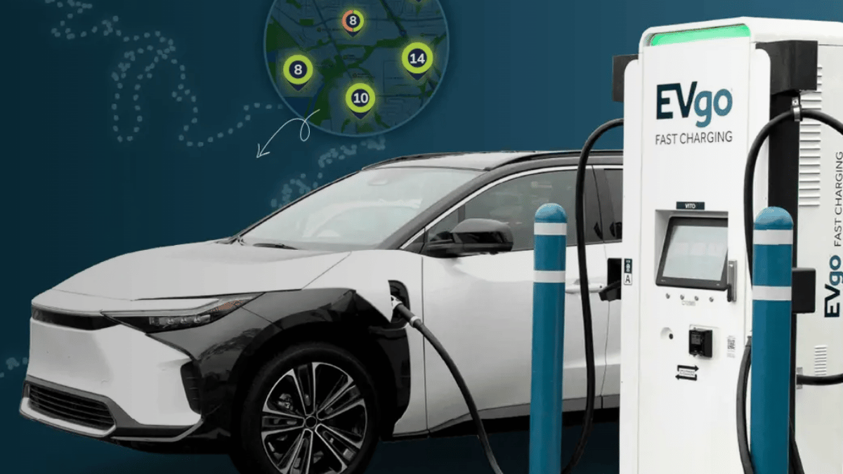 Free $5 EVgo Electric Vehicle Charging Credit