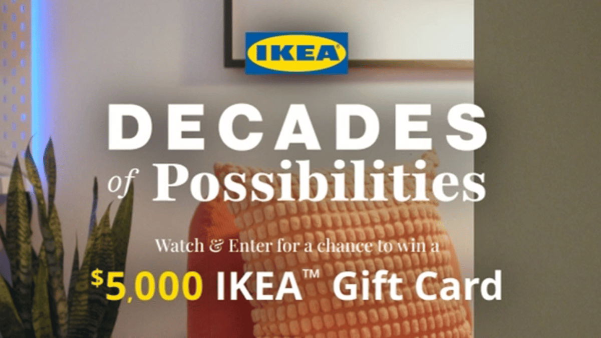Decades of Possibilities: Win IKEA Gift Cards!