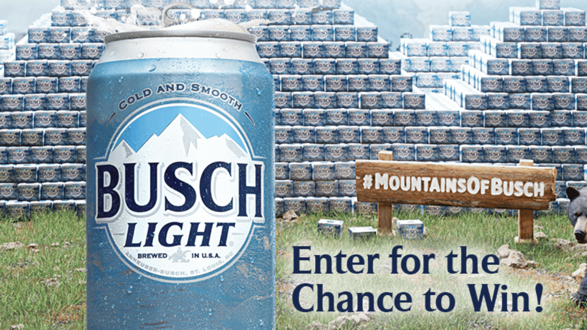 Mountains of Busch Giveaway: Win $10,000!