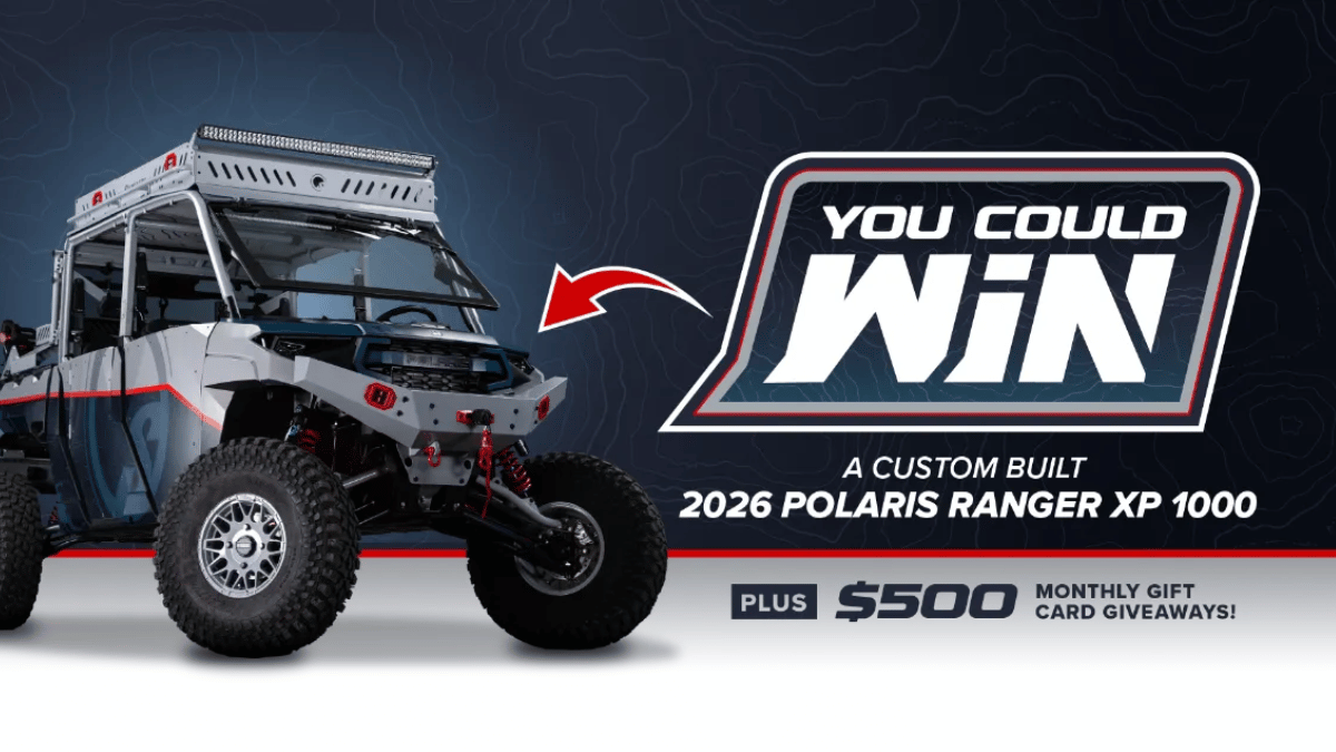 Win a Customized UTV and Accessories!