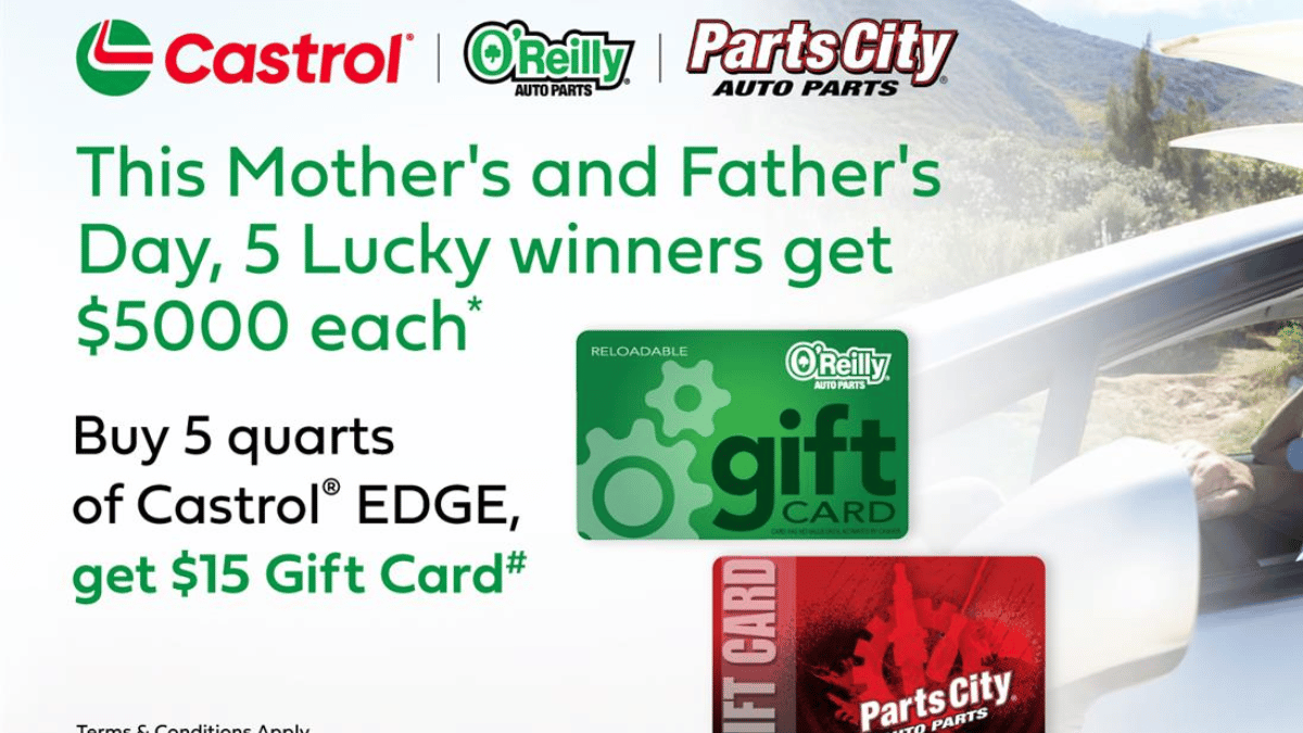 Castrol Mother’s and Father’s Day Giveaway