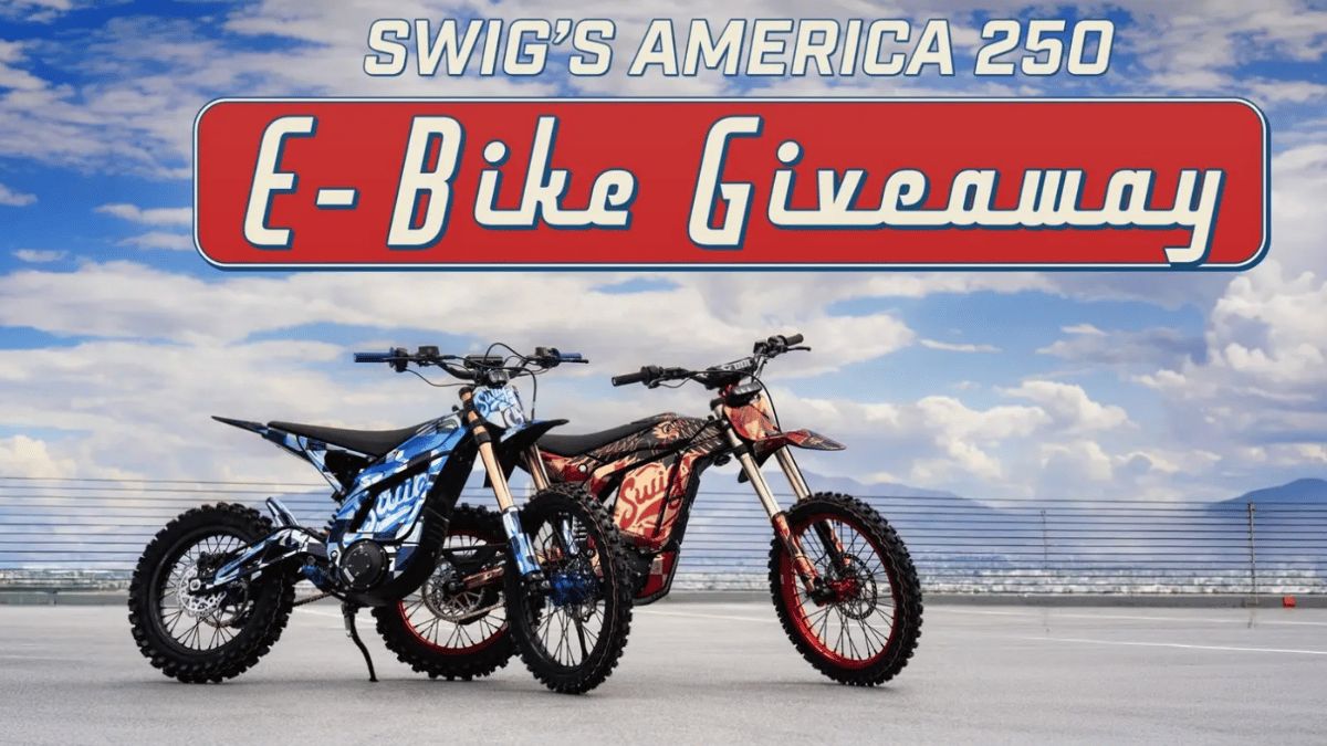 Swig Electric Motorcycle Sweepstakes